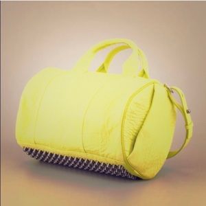 Used Alexander Wang Acid Yellow Rocco Bag